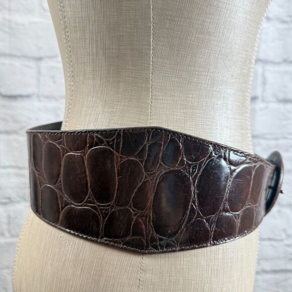 Saks Fifth Avenue Women\'s Waist Belt Leather 36\